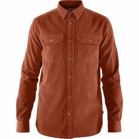 Fjallraven Övik Shirts Yellow Singapore For Men (SG-671706)